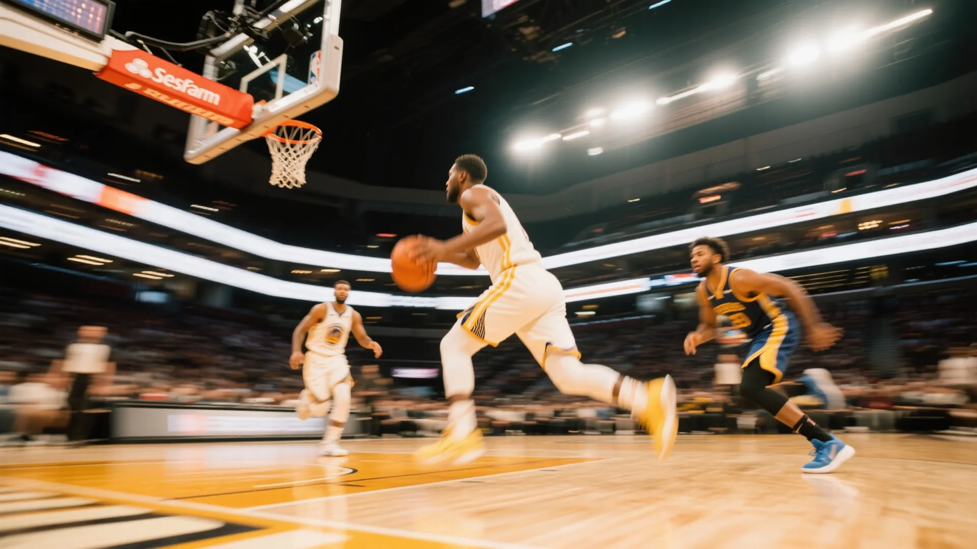 顶级篮球赛事现场