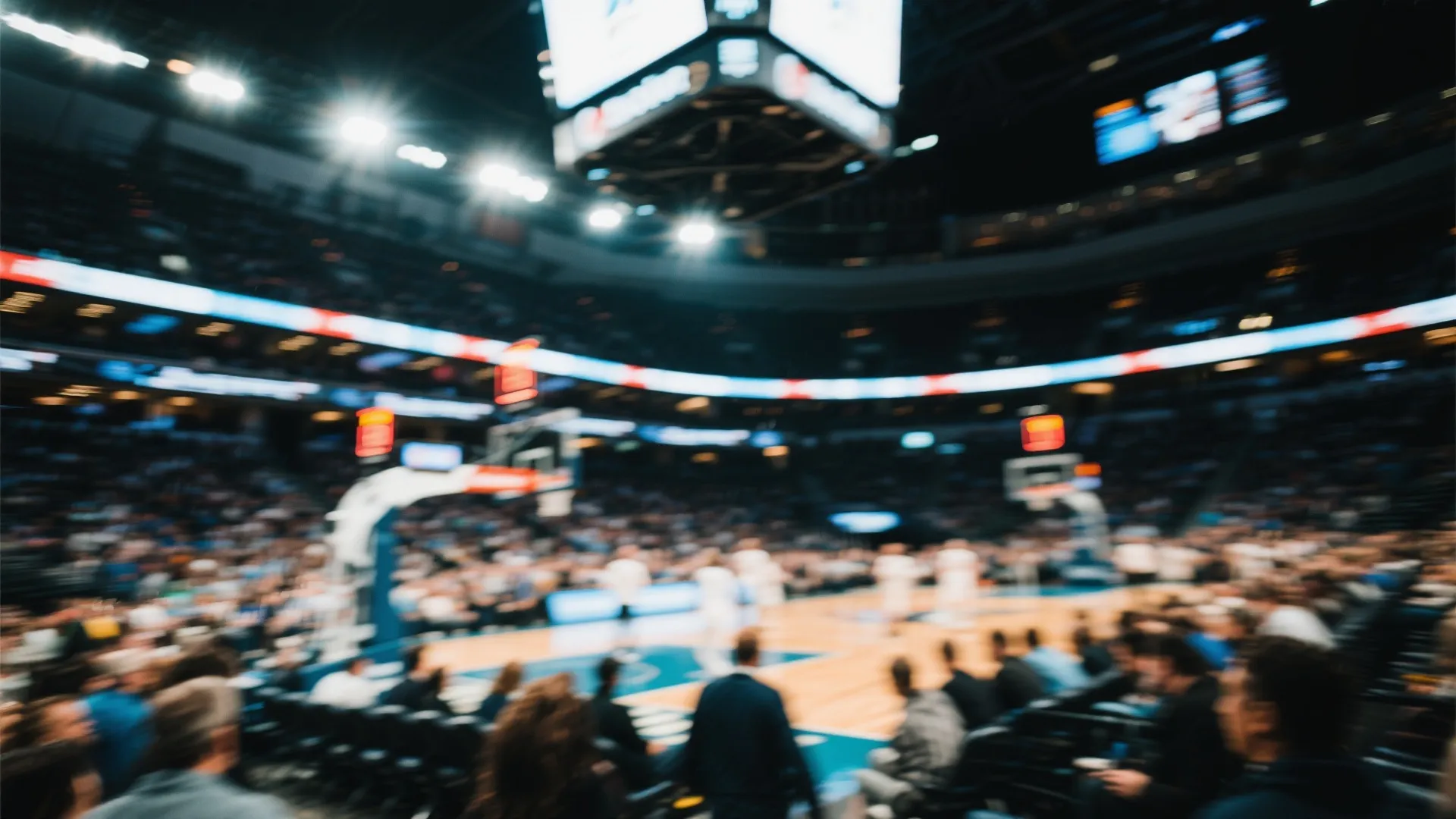 Basketball Arena Background