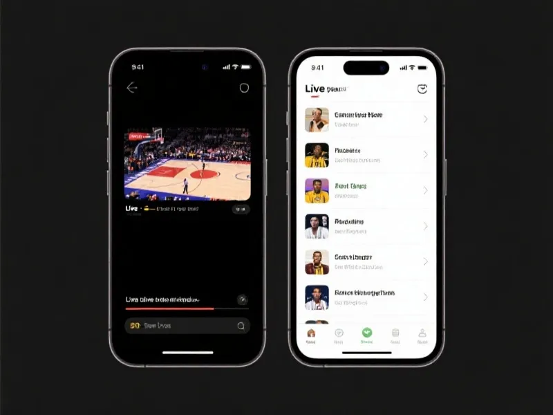 移动端观赛体验展示